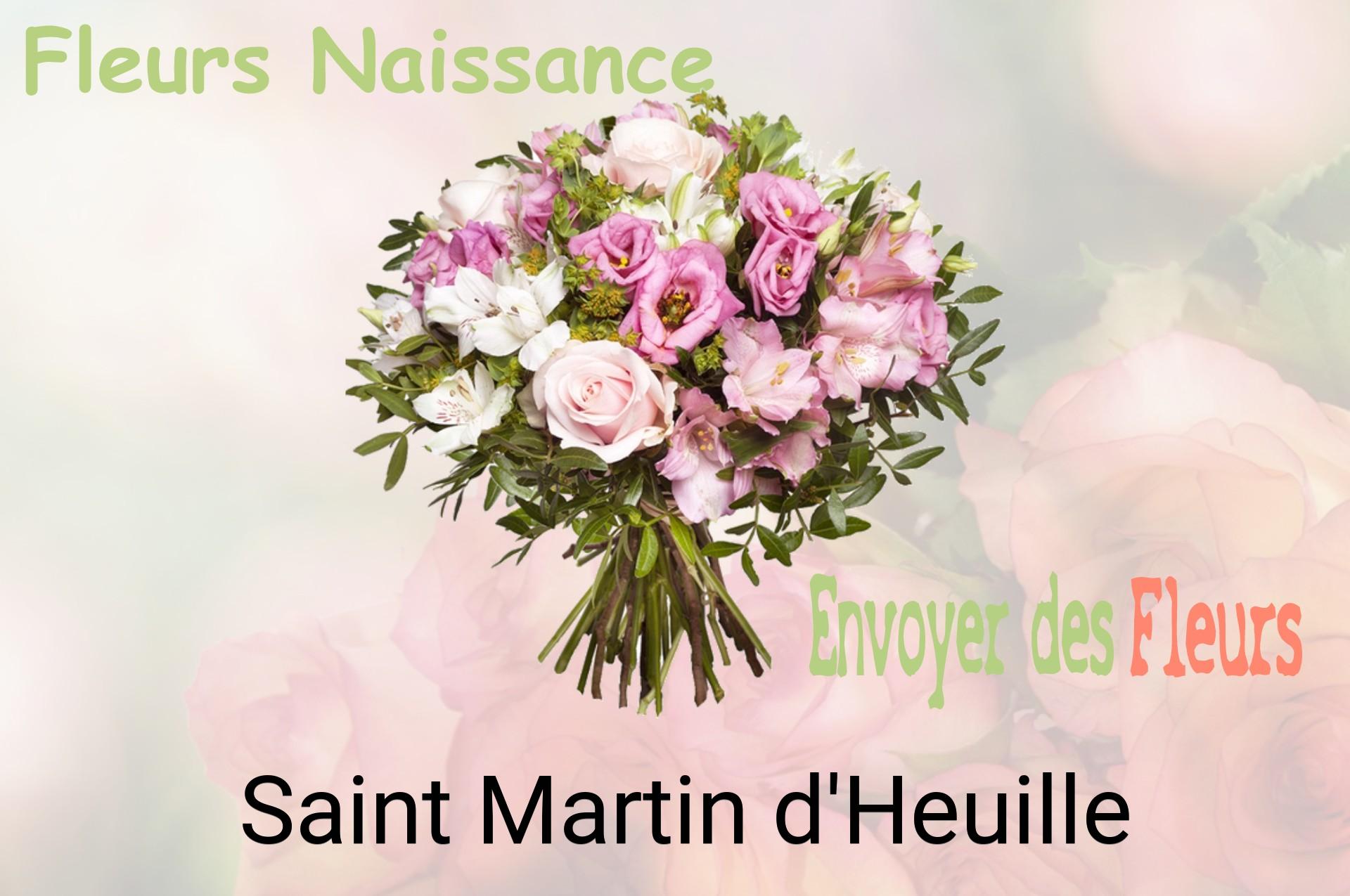 Bouquet de fleurs de naissance livré à Saint-Martin-d'Heuille