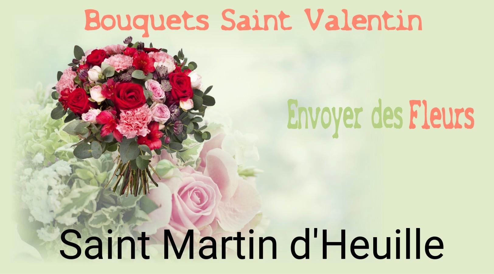 Roses de Saint-Valentin livrées à Saint-Martin-d'Heuille